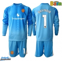 Manchester United Altay Bayindir #1 Keeper Hjemmedraktsett Barn 2025-26 Langermet (+ Korte bukser)
